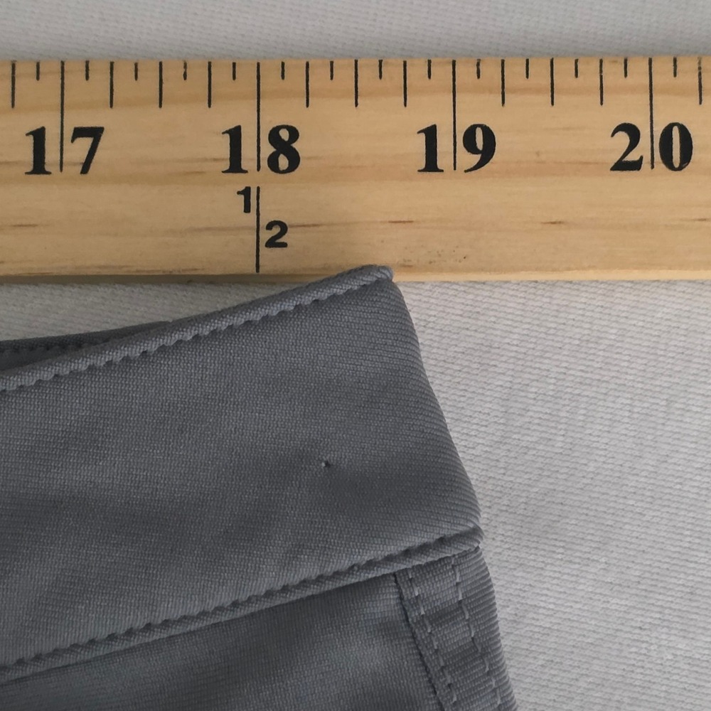 Lululemon Men ABC Pant Slim Warpstreme Grey 5-Pocket Trousers LM5ADFS 38X33 - Picture 10 of 11